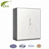 Luoyang Office Furniture Half 2 swing door filing cabinet with adjustable shelves metal books and magazines storage cupboard
