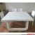Import Luxury Acrylic White Mini Hotel Kitchen Living Room Cafe Juice Fast Food Shop Dining Table and Chair from China