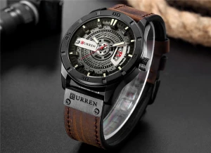 Luxury Brand CURREN 8301 R  Men Military Sports Watches Men&#x27;s Quartz Date Clock Man Casual Leather Wrist Watch