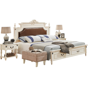 Luxury Multi-Function Bed With Drawers Bedroom Set