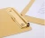 Import Luxury  rose gold  Metal Clipboard for office from China