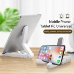 LVSHUO Desktop Universal Support Smartphones Tablets Adjustable Angles Phone Holder Stand