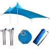 Lycra beach sun shade tent sun shader sand bag folding portable canopy beach tent bivvy sun shelter