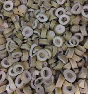 lyophilized green olive slices