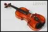 LZS Flame Maple professional 4/4 Advanced Violin Handmade Oil Varnish Brown Violins With Case And Bow