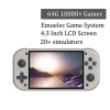 M17 Handheld Game Console 64G/128G Portable Retro Video Game Player 4.3 Inch Screen 15000+ Games Supported Emuelec Emulator