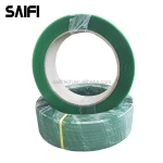 Machine packing automatic green polyester plastic pet strapping roll for used clothes bales