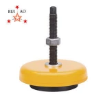 Machine Tool  Shim Plate Rubber Base Anti-vibration mount Leveling clamp lever Pads