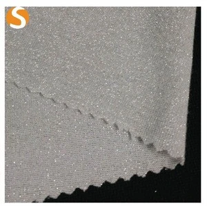 Make To Order Cotton Metallic Spandex Jacquard Knit Fabric For Sale
