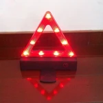 Manual Car Emergency Warning Triangles Light ,Safety Triangles Warning Road Emergency Breakdown Hazard Reflector Signs