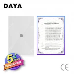 Marble antislip pan bathroom walk-in marble stone shower tray