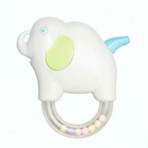 Material Vegetable Baby Toy Rattles Elephant made from cornstarch eco friendly material
