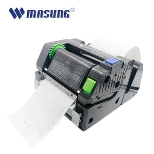 Max.120mm Diameter Roll Paper 4 inch Thermal Transfer Receipt Printer with Diverse Indicators for Easier Maintenance