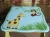 Import MDF wooden study table and chairs child furniture from China