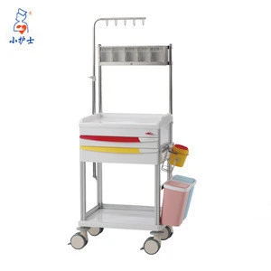 Medical trolley hospital emergency delivery trolley for patient