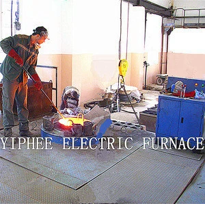 Medium Frequency Induction Melting Furnace 500kg Capacity Pig Iron