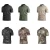 Import Mens POLO Shirts Short Sleeve Collar Male Tactical Tees Tops Clothing Military Army Outdoor Digital Camo Breathable Green Shirt from China