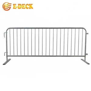 Metal Steel Portable Road Traffic Safety Concert Pedestrian Temporary Crowd Control Barricades Barrier