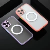 Metel Magnetic Phone Case For iPhone 12 Pro Max Mini 11 X XS XR 8 For Magsafe Charger Protective Cover Wireless Bumper Thin Capa