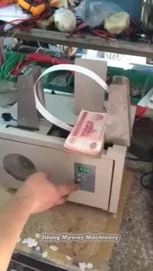 Microcomputer Control Small Paper Money Binding Strapping Machine/Currency Binder