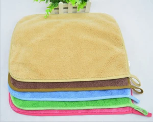 microfiber car cleaning or kitchen cleaning towel with sling