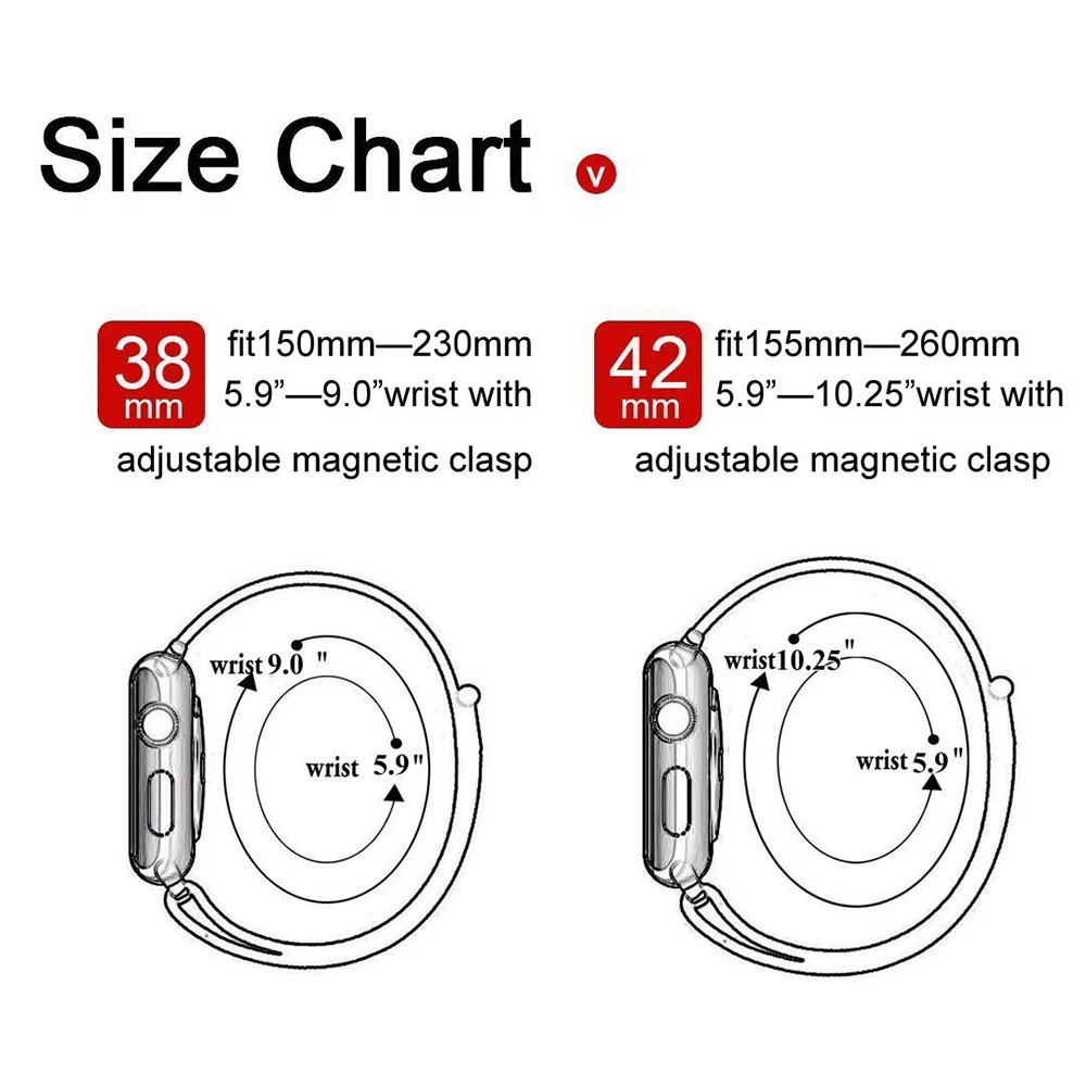 Milanese Loop Watch Straps for Apple Watch Series 1 2 3 4 5 6 SE Metal Band for Iwatch 38mm 40mm 42mm 44mm Stainless Steel Strap
