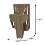Military plastic accessories 5.56 tactical belt pouch for airsoftgun magazine Hunting Paintball combat military