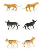 Mini Animal World Model Toy Static Decoration Custom Plastic Toy Figure