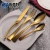 Import Mirror Polished Factory Sales Stainless Steel Flatware Upside Down Forks 24 Piece Cutlery Set from China