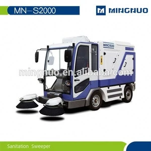MN-S2000 Electric Vacuum Hydraulic Garbage Sweeper Floor Road Stree Wet Sweeper