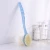Import Moco Shower Body Brush with Bristles and Loofah Back Scrubber Bath Mesh Sponge with Curved Long Handle for Skin Exfoliating Bath from China