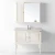 Import Modern Italian bathroom Floor mounted cabinet import LED mirror bathroom vanity cabinet from China