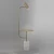 Import Modern marble decoration floor lamp contemporary gold/black LED floor lamp for hotel room and Home from China