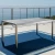 Import modern weather resistant square outdoor aluminium garden table from China