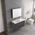 Import morden Modern Wall Mounted Washbasin bathroom furniture set vanity cabinet from China