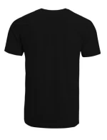 MRRS black color crew neck cotton or blend fabric large graphic logo printing men tshirt