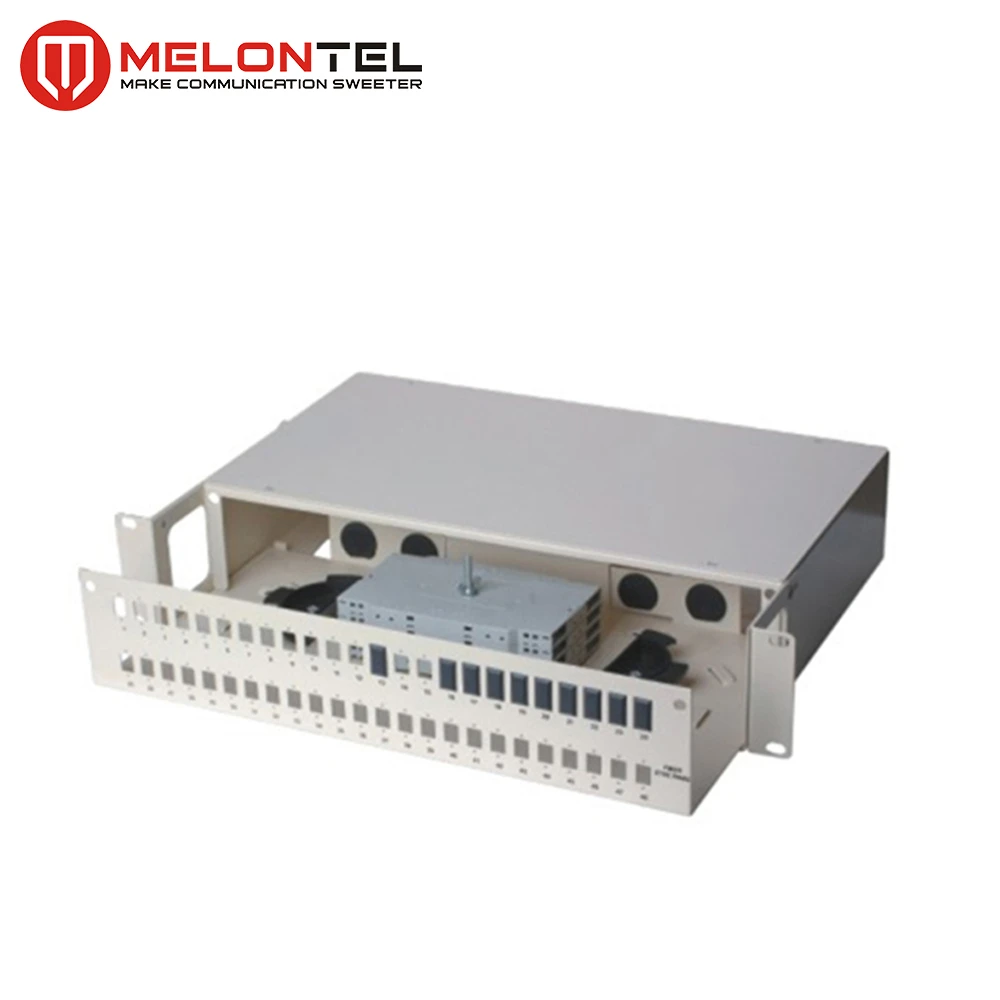 MT-1011 2U LC Duplex SC rack mount Splicing frame fiber Optic patch panel