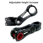 MTB Road Bike Adjustable stem Aluminum 6061 Adjustable Handlebar Stem Black