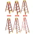 Import multi-purpose ladders work use 4 5 6 7 8 9 10 11 12 steps fiberglass step ladder price for sale from China