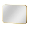 Multifunctional Golden Round Corner Aluminum Alloy Hanging Mirror