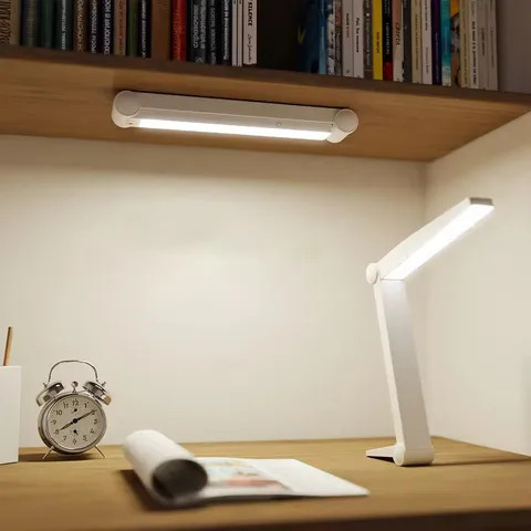 Multifunctional LED Folding Desk Lamp Touch Control Rechargeable Office Desk Lamp With Magnet LED Table Lamp For Study Reading