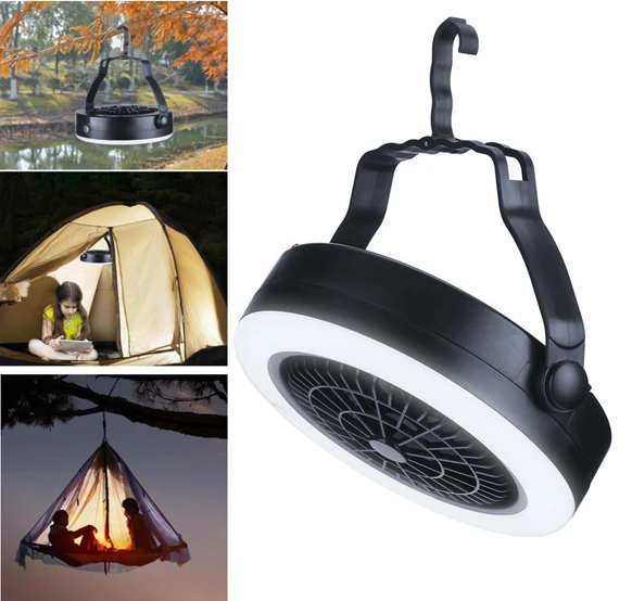multifunctional led rechargeable usb camping light outdoor fans
