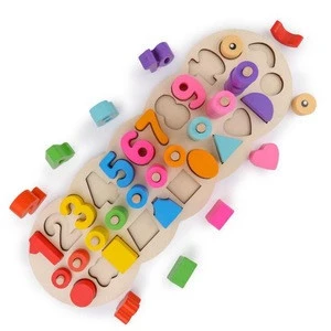 Multifunctional Memory Match Game Early education Geometry column toy
