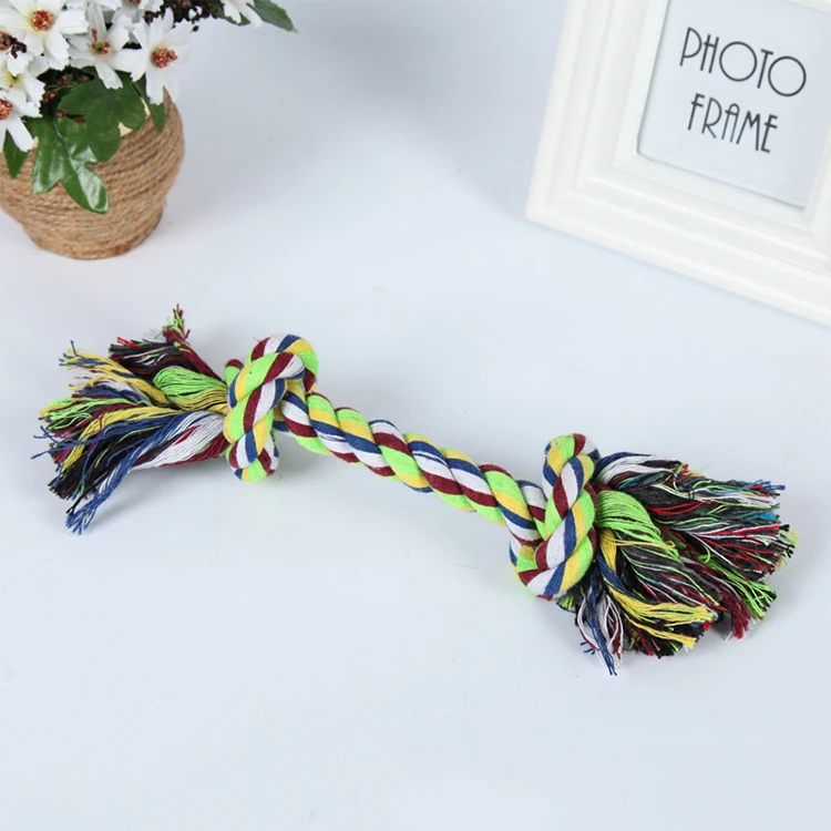 Multiple models and colorful interactive rope pet toys, pet dog cotton rope pet toy