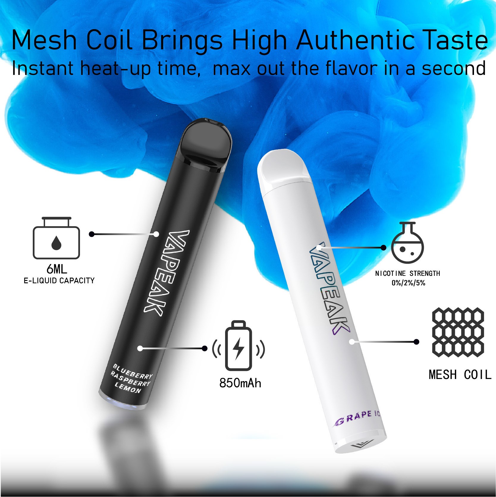 Buy New Arrival 1500 Puffs Disposable Pod With Nicotine 0mg 20mg Vapes from Shenzhen JTC