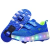 New arrival usb rechargeable children led roller sports wheel shoes