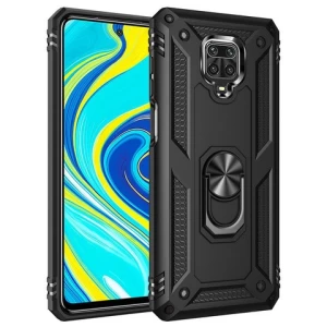 New Arrivals Shockproof Bracket Ring Holder Car Magnet Armor Case For Xiaomi Redmi Note 9s/Note 9 Pro/Note 9 Pro Max