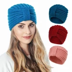 New Autumn and Winter Hats Women's Acrylic Wool Knitted Hats Bohemian Fashion Indian Hats LJ-0053
