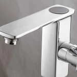 New Design Deck Mounted LED Digital Basin mixer Cold Hot Water Mixer Bathroom Digital Basin Faucet