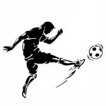 New Design Football Boy Car Stickers Custom Reflective And Waterproof Car Window Sticker